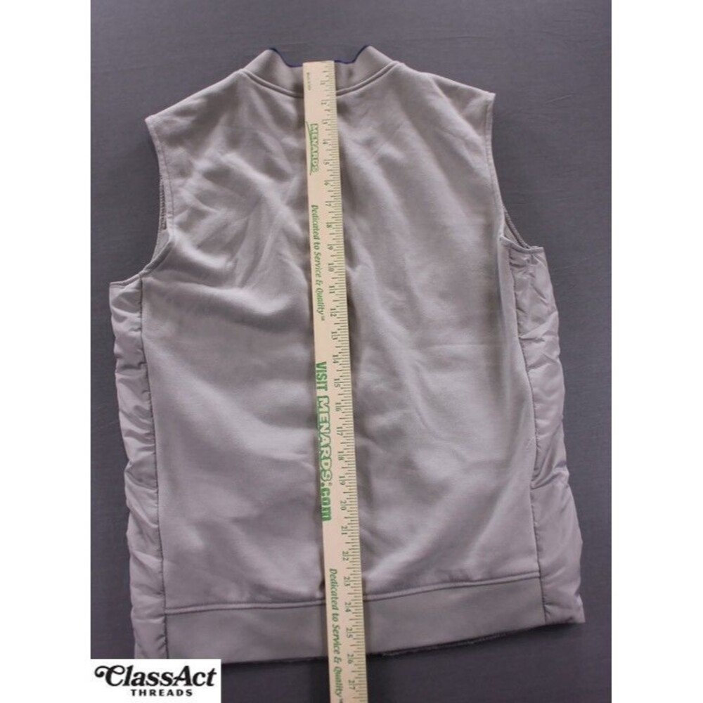 Zara Man Puffer Vest Gray Lightweight Sleeveless … - image 5